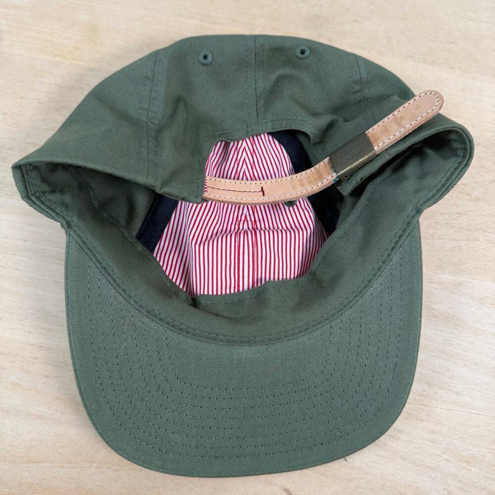Herschel Supply Company Hat Olive Green leather strap Glenwood series - Picture 5 of 9